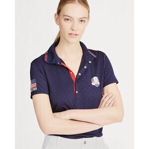 RLX Ralph Lauren Golf US Ryder Cup Team 2018 Polo Shirt Women's Medium